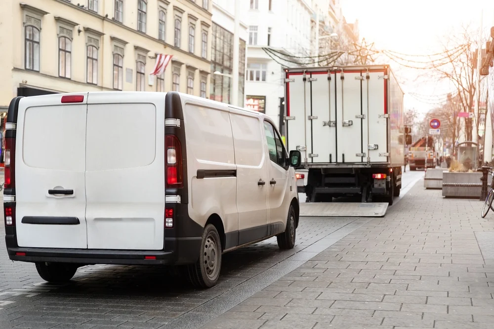 LKW-Parkplatz für Umzug sichern
